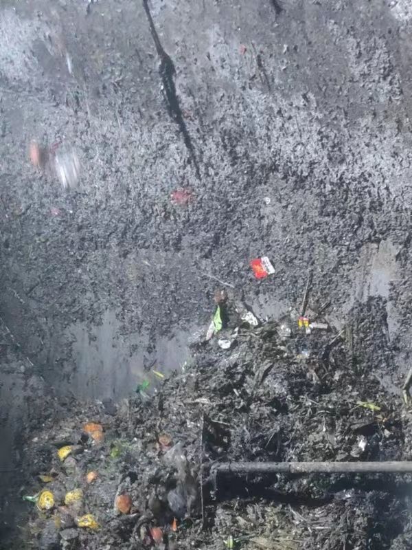 南芬污水池清理